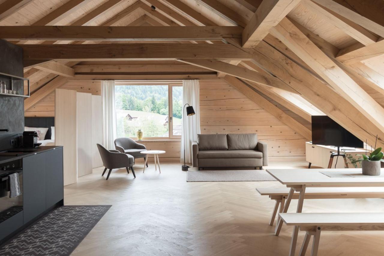 Haus Hof 30 Apartman Schwarzenberg im Bregenzerwald Kültér fotó